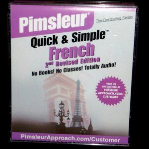 Pimsleur Approach "Quick and Simple" French Language Audio CDs 2nd Edition